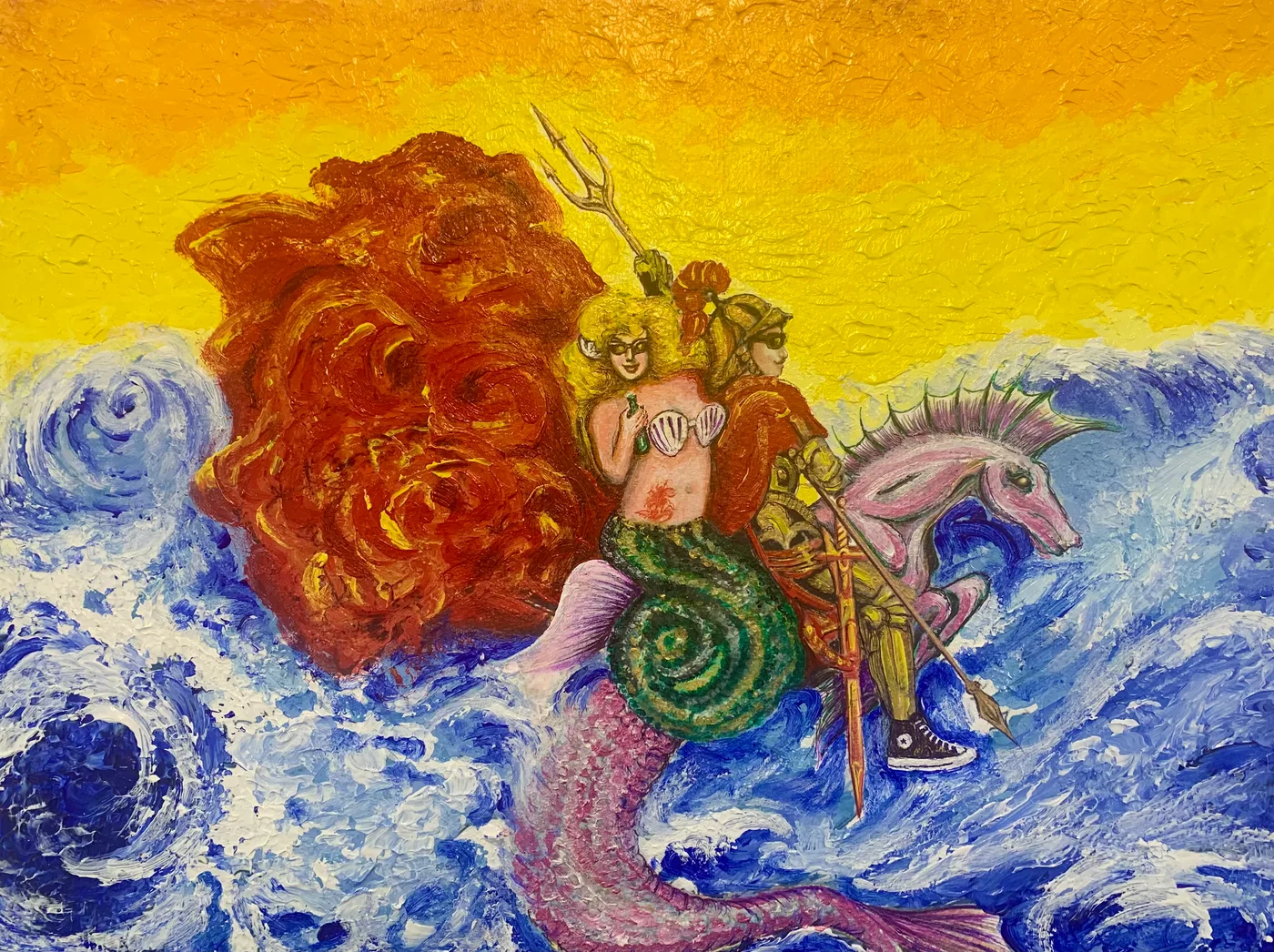 A Sereia de Cerva, El Caballero Del Mar e sua Corcel Marinha — Jorge Eiró